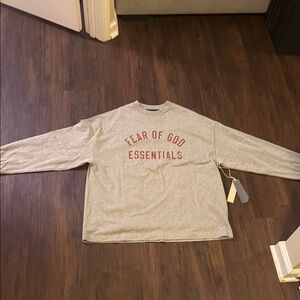 Fear of God Essentials Gray Sweatshirt